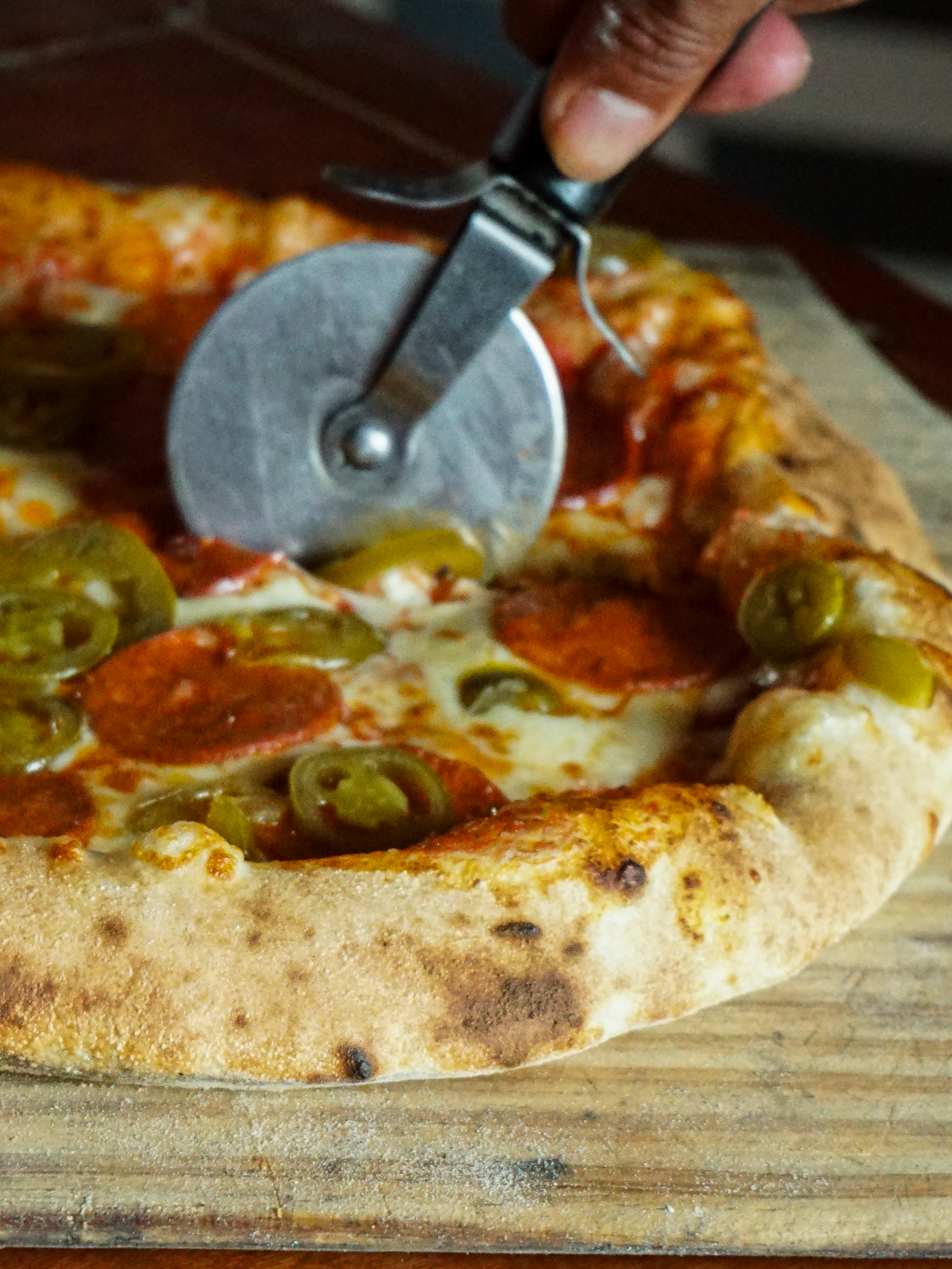 48-Hour Fermented Sourdough Napolitana Pizza at FATCAT Brunch & Bistro, Port Barton